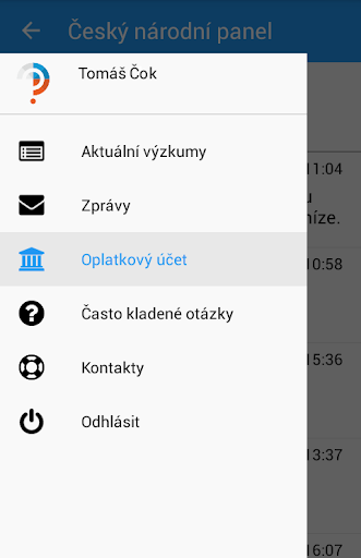 Android application Český národní panel screenshort