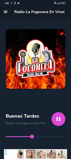 Android application Radio La Fogonera screenshort