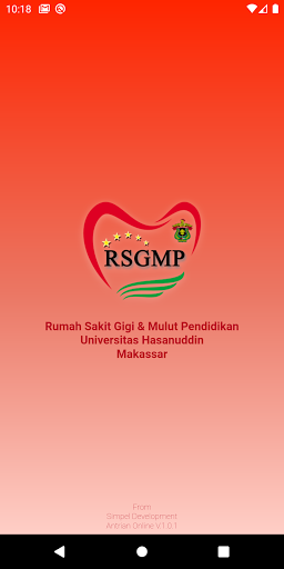 Android application Antrian RSGMP Unhas screenshort