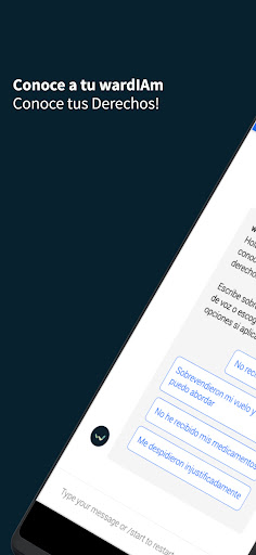 Android application wardIAm screenshort