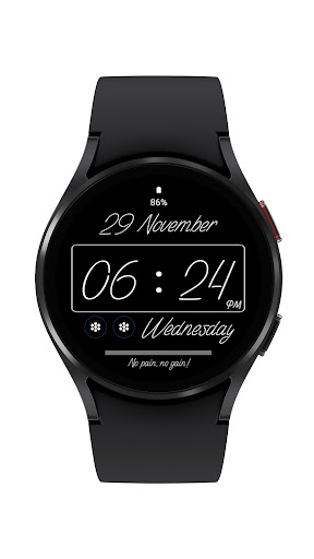 Android application Neon Style Watch Face screenshort