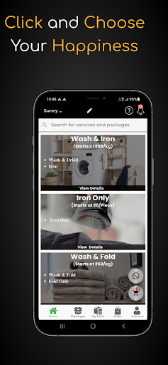 sKedulars - Laundry APP Screen 3