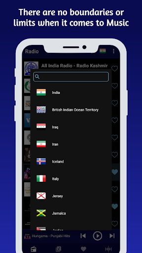 Android application Radua - Stream Online Radios, screenshort