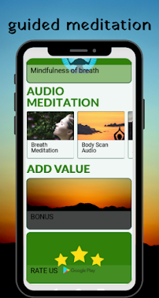 Guided Meditation Free Audio Mindfullnessのおすすめ画像1