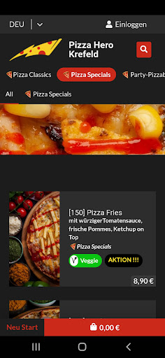 Android application Pizza Hero screenshort