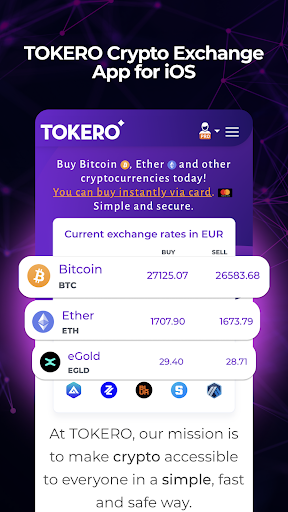 Android application TOKERO screenshort