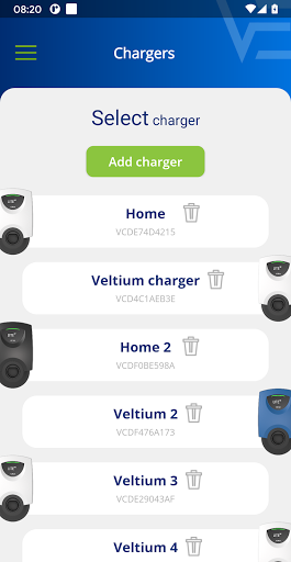 Android application Veltium screenshort