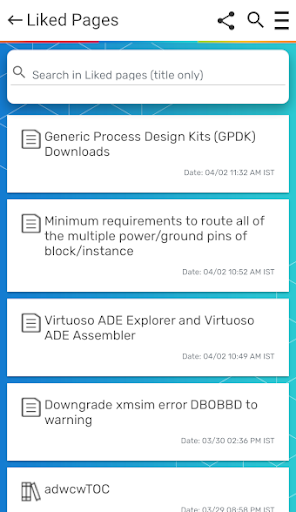 Cadence Support Screen 3