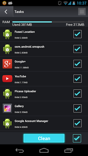 SpeedUpMaster TaskClear[Free] Screen 3