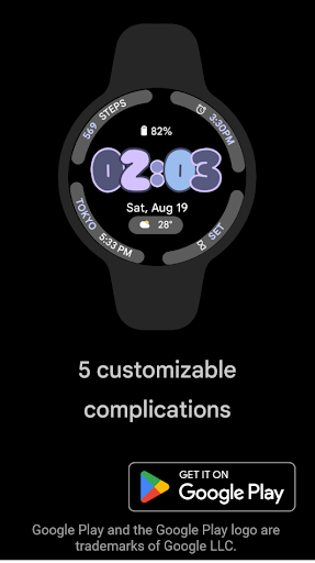 Android 14 Watch Face I Screen 2