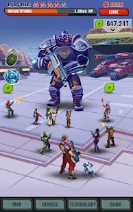 Сlicker idle game: Evolution Heroes Screenshot