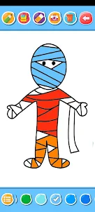 Mummy Coloring book