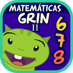 Matemáticas con Grin II 678 multiplicar fracciones Apk