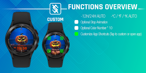 BFF44- Halloween Pumpkin Night Screen 3