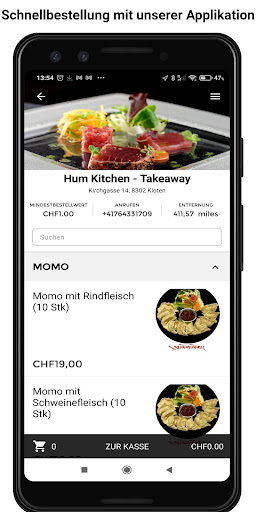 Android application Hum Kitchen screenshort