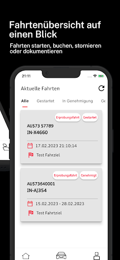 digiCARD – dig. Fahrtenbuch Screen 3
