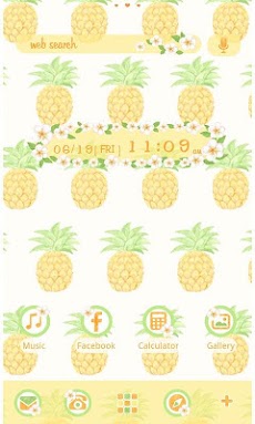 フルーツ壁紙 トロピカル パイナップル Androidアプリ Applion
