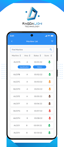 Maintenance System Screen 2