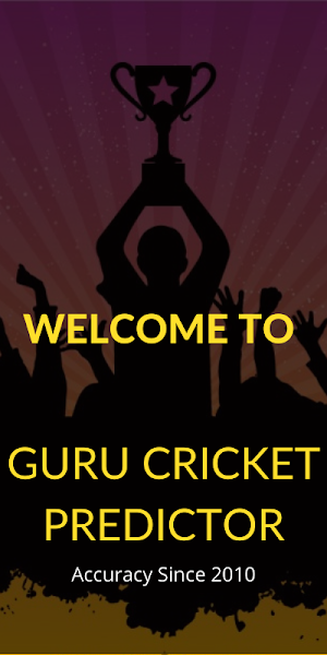 Guru Cricket Predictor : Big Bash, IPL, T20 Tips screenshot 0