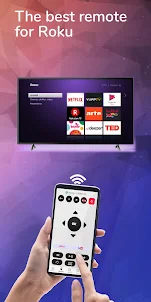 Remote For Sharp - Roku TV