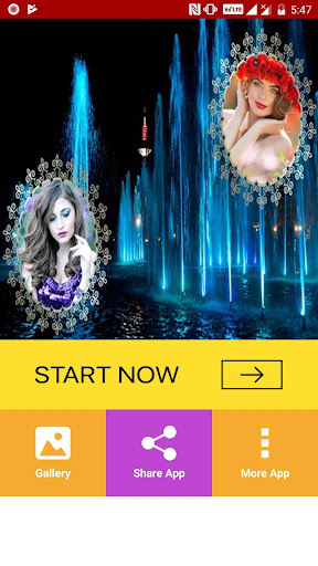 Android application WaterFountain Dual Photo Frame screenshort