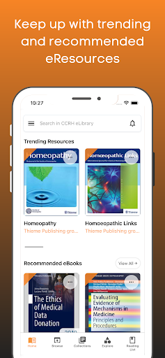 CCRH eLibrary Screen 2