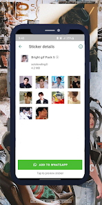 Captura de Pantalla 7 Bright Animated WASticker android