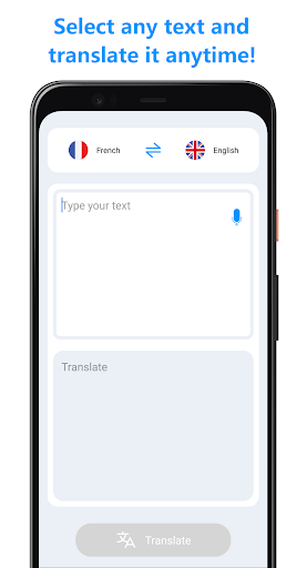 Android application Quick French - English screenshort
