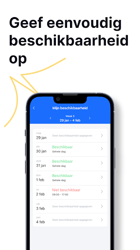 Workodo - Personeelsplanning Screen 2
