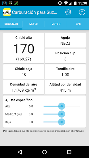 Vista previa de la aplicación