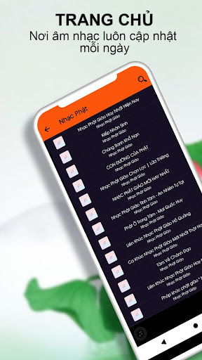 Android application Nhạc Phật Giáo Chọn Lọc Hay screenshort