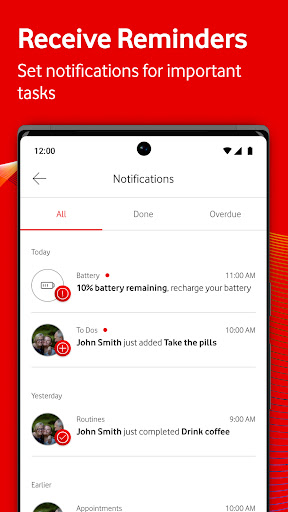 Android application Connected Living by Vodafone screenshort