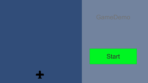 Android application GameDemo screenshort