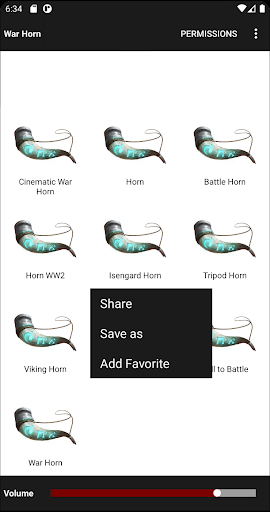 War Horn Soundboard