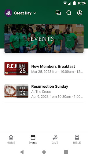Great Day Ministries Screen 2