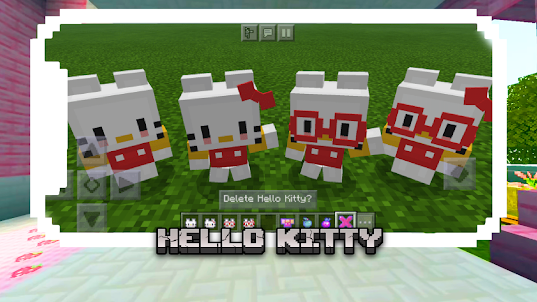 Hello Kitty mod Minecraft PE