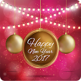 Happy new Year Top Texto  2017 icon