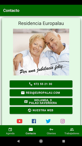 Android application Europalau App screenshort