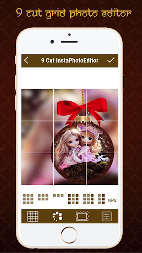 9 Cut Grids Crop Photo Editor Screen 2