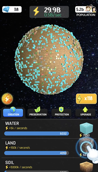 Idle World - Build The Planet 6.9 APK + Mod (Unlimited money) for Android