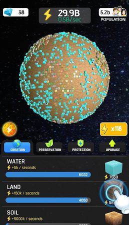 Game screenshot Idle World - Build The Planet hack