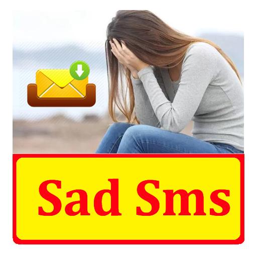 Sad SMS Text Message logo