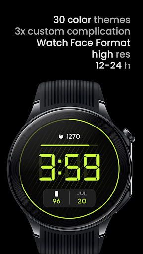 Digital 1 Watch face Screen 3
