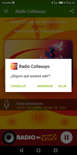 Android application Radio Collasuyo screenshort