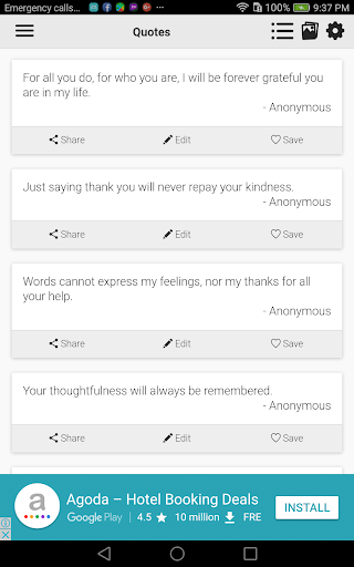 Appreciation Quotes & Gratitud Screen 3