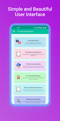 Android application Pharmacovigilance Jobs Prep screenshort