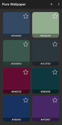 Android application Pure Wallpaper - Solid Color screenshort