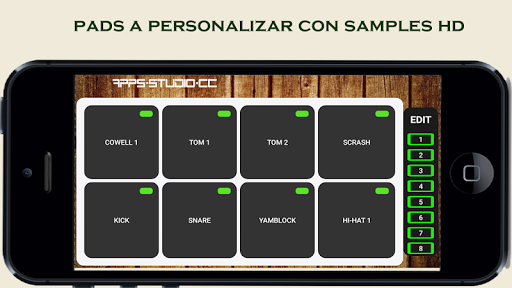 Android application Octapad Simple Percusion screenshort