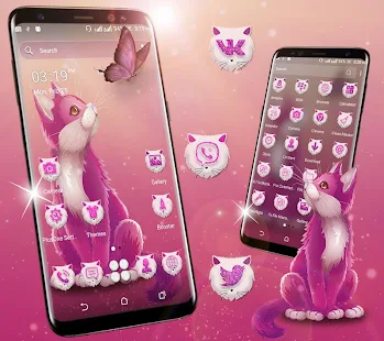 Cat Butterfly Launcher Theme(圖1)-速報App