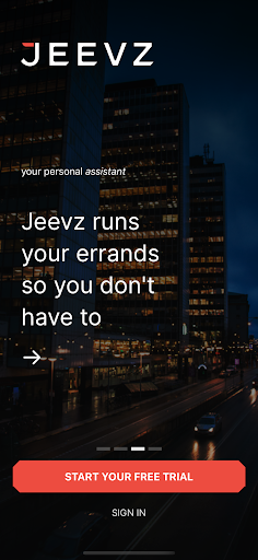 Jeevz - Personal Driver Screen 3